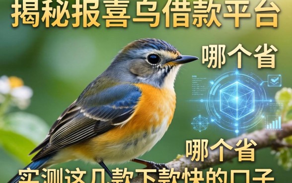 揭秘报喜鸟借款平台在哪个省，实测这几款下款快的口子