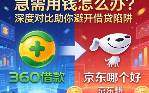 急需用钱怎么办？360借款和京东哪个好？深度对比助你避开借贷陷阱