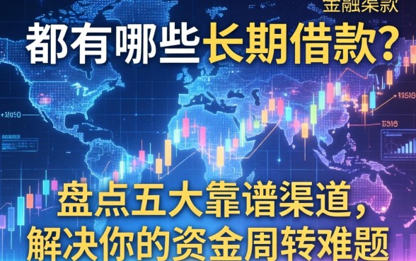 都有哪些长期借款？盘点五大靠谱渠道，解决你的资金周转难题