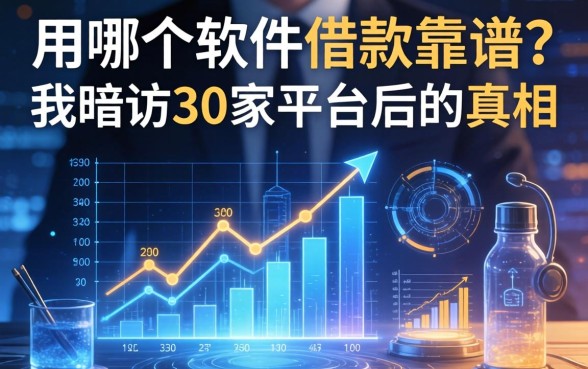 用哪个软件借款靠谱？我暗访30家平台后的真相