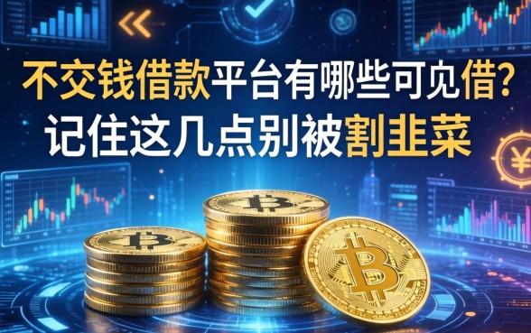 不交钱借款平台有哪些可以借？记住这几点别被割韭菜