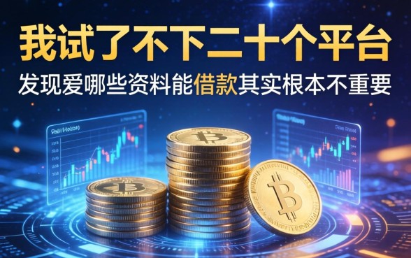 我试了不下二十个平台,发现要哪些资料能借款其实根本不重要