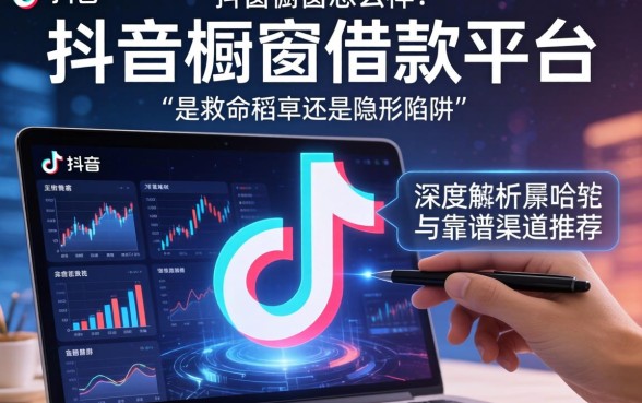 抖音橱窗借款平台怎么样？是救命稻草还是隐形陷阱？深度解析与靠谱渠道推荐