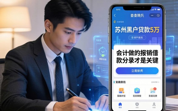 我查了一晚上苏州黑户贷款5万的软件，发现会计做的报销借款分录才是关键