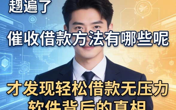 我翻遍了催收借款方法有哪些呢图片,才发现轻松借款无压力软件背后的真相