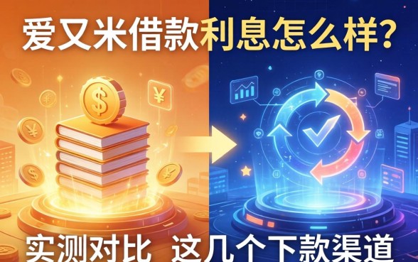 爱又米借款利息怎么样？实测对比这几个下款渠道