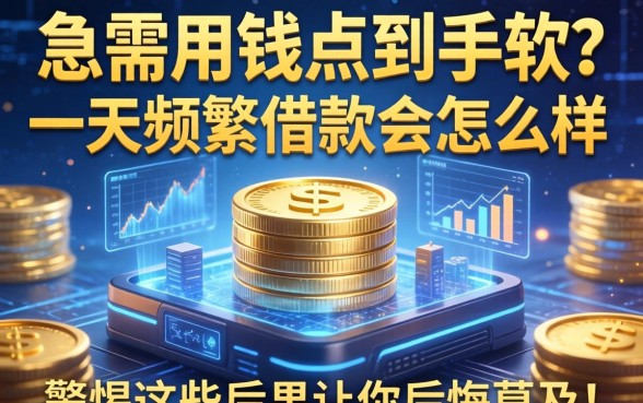 急需用钱点到手软？一天频繁借款会怎么样？警惕这些后果让你后悔莫及！