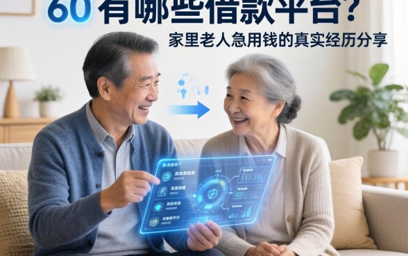60岁有哪些借款平台？家里老人急用钱的真实经历分享
