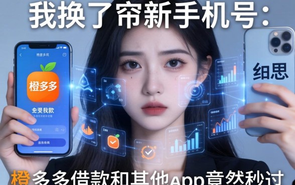 我换了新手机号,在橙多多借款和其他app竟然秒过,背后的逻辑细思极恐