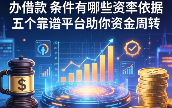 办借款的条件有哪些法律依据？五个靠谱平台助你资金周转