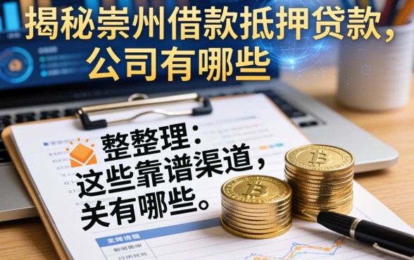 揭秘崇州借款抵押贷款公司有哪些，整理出这些靠谱渠道