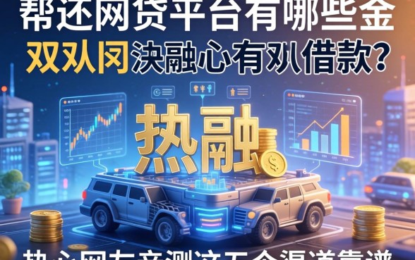 帮还网贷的平台有哪些可以借款？热心网友亲测这五个渠道靠谱
