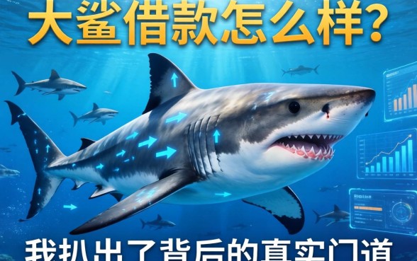 大鲨鱼借款怎么样？我扒出了背后的真实门道