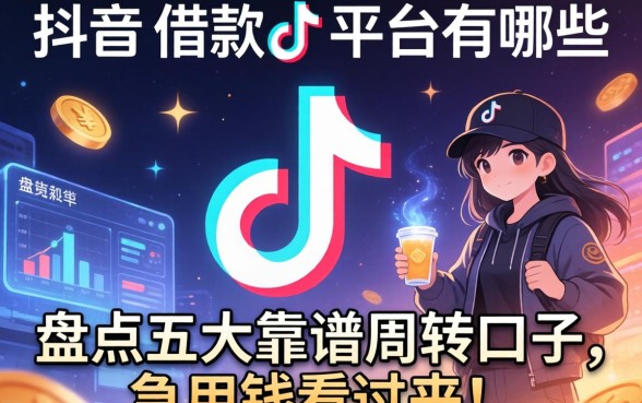 抖音的借款的平台有哪些？盘点五大靠谱周转口子，急用钱的看过来！