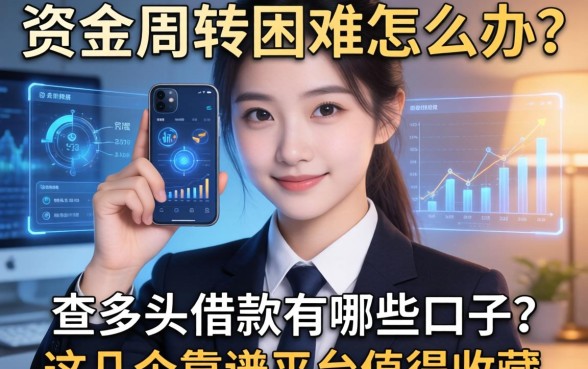 资金周转困难怎么办?不查多头借款有哪些口子?这几个靠谱平台值得收藏