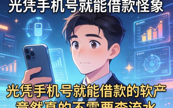 我发现一个怪象，光凭手机号就能借款的软件，竟然真的不需要查流水