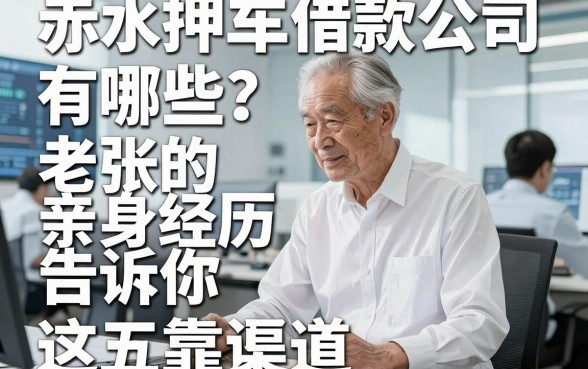 赤水押车借款公司有哪些?老张的亲身经历告诉你这五个靠谱渠道