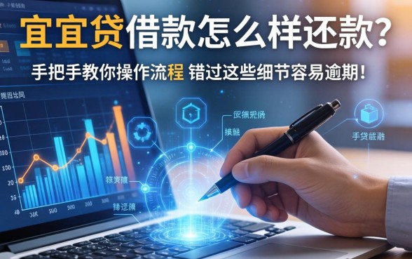 宜人贷借款怎么样还款？手把手教你操作流程，错过这些细节容易逾期！