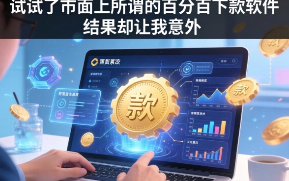 我试了市面上所谓的百分百下款软件，结果却让我意外