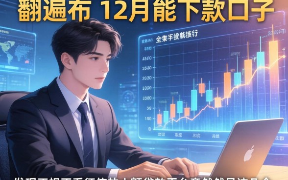 我翻遍了12月能下款的口子,发现正规不看征信的小额贷款平台竟然是这几个
