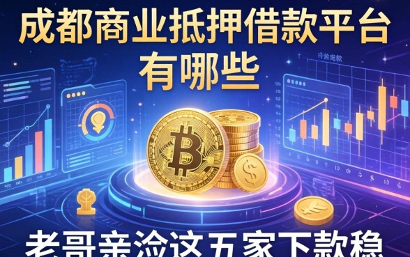 成都商业抵押借款平台有哪些？老哥亲测这五家下款稳