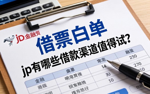除了借条白条，jd有哪些借款渠道值得试？