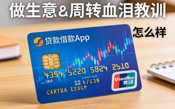 信用卡贷款借款app怎么样？做生意的周转血泪教训