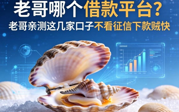 贝壳是哪个借款平台？老哥亲测这几家口子不看征信下款贼快