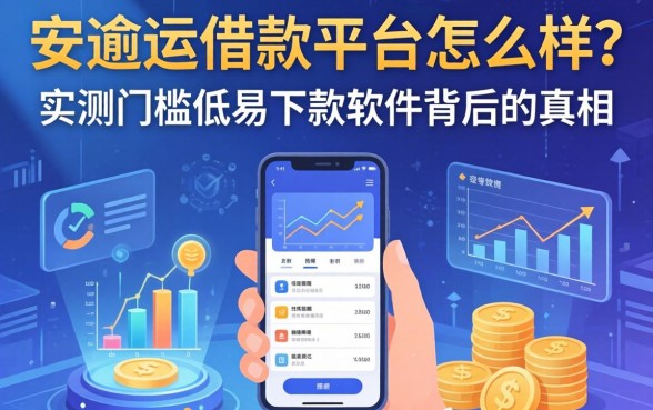 安逸运借款平台怎么样？实测门槛低易下款软件背后的真相