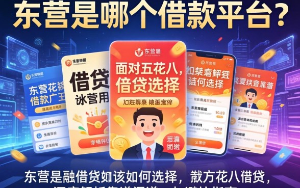 东营是哪个借款平台?面对五花八门的借贷广告该如何选择?深度解析靠谱渠道与避坑指南