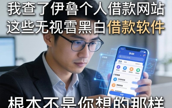 我查了伊犁个人借款网站有哪些，发现这些无视黑白的借款软件根本不是你想的那样
