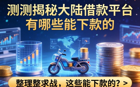 实测揭秘大陆借款平台有哪些，整理出这些能下款的