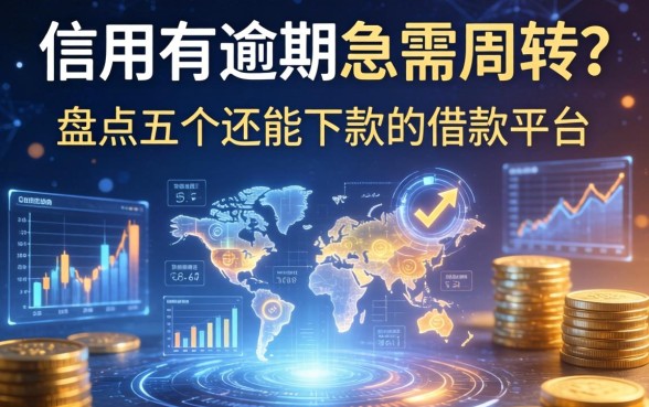 信用有逾期急需周转？盘点五个还能下款的借款平台