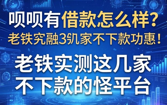 呗呗有借款怎么样？老铁实测这几家不下款的怪平台