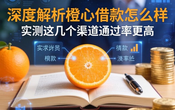 深度解析橙心借款怎么样，实测这几个渠道通过率更高