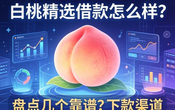 白桃精选借款怎么样?盘点几个靠谱的下款渠道