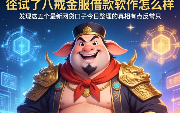 我试了八戒金服借款软件怎么样,发现这五个最新网贷口子今日整理的真相有点反常识
