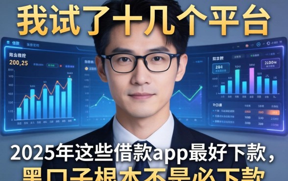 我试了十几个平台，发现2025年这些借款app最好下款，黑口子根本不是必下款