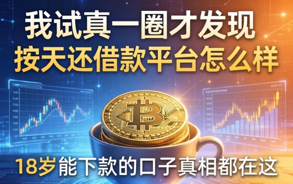 我试了一圈才发现，按天还借款平台怎么样和18岁能下款的口子真相都在这