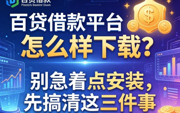 百贷借款平台怎么样下载?别急着点安装,先搞清这三件事