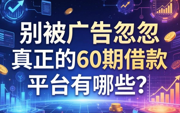 别被广告忽悠，真正的60期借款平台有哪些？