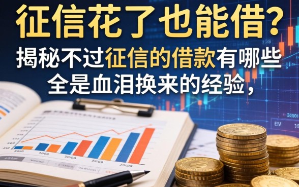 征信花了也能借?揭秘不过征信的借款有哪些,全是血泪换来的经验