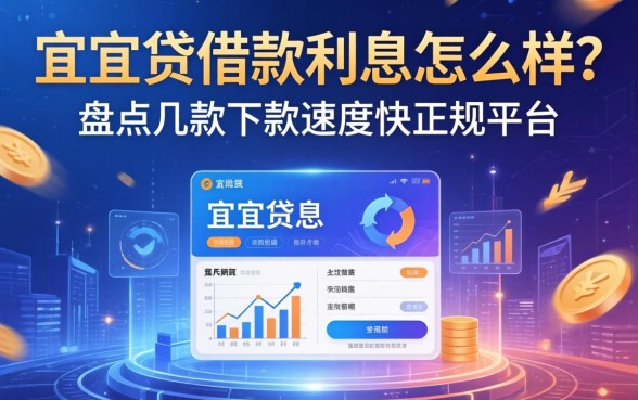宜人贷借款利息怎么样？盘点几款下款速度快的正规平台
