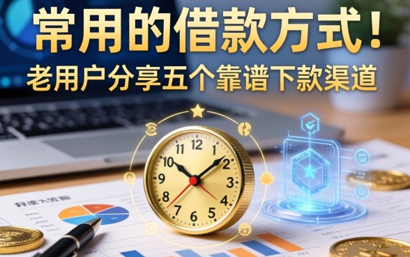 常用的借款方式有哪些？老用户分享五个靠谱下款渠道
