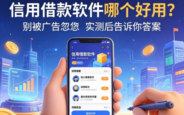 信用借款软件哪个好用？别被广告忽悠，实测后告诉你答案