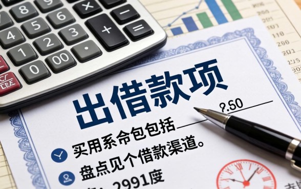 出借款项的证据包括哪些？盘点几个实用的借款渠道