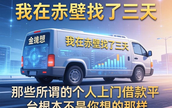 我在赤壁找了三天，发现那些所谓的个人上门借款平台根本不是你想的那样