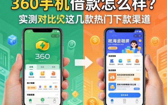 360手机借款怎么样？实测对比这几款热门下款渠道