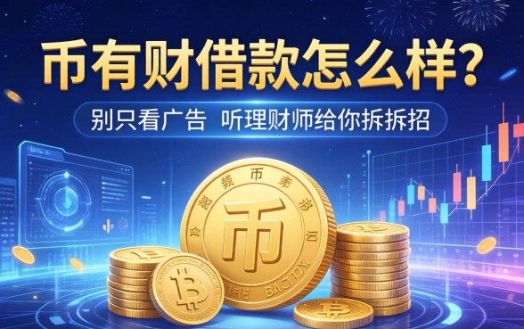币有财借款怎么样?别只看广告,听理财师给你拆拆招