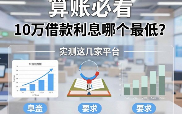 算账必看:10万借款利息哪个最低?实测这几家平台